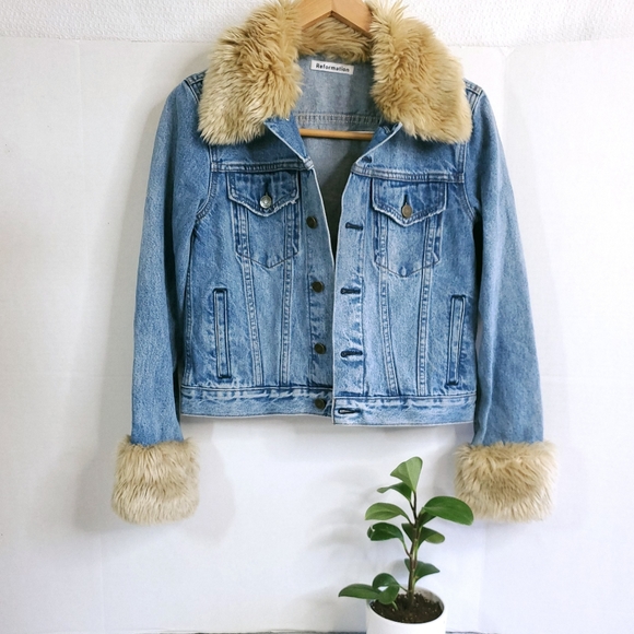 Reformation Jackets & Blazers - Reformation Aussie Jean Jacket